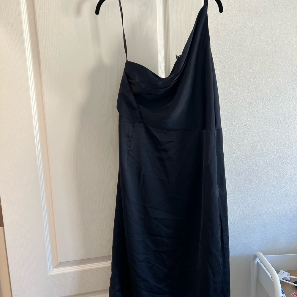 City Chic Sensual Dress Navy SZ 16 - Picture 4 of 5